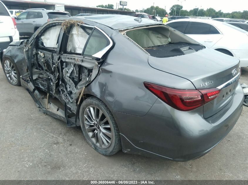 2019 INFINITI Q50 3.0T LUXE - JN1EV7AP3KM543501