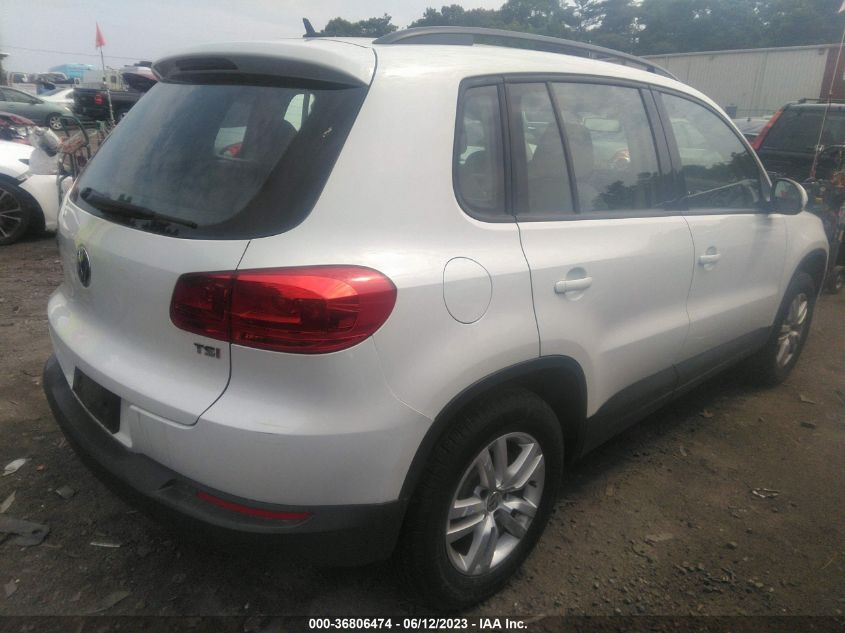 2016 VOLKSWAGEN TIGUAN S - WVGAV7AX7GW525005