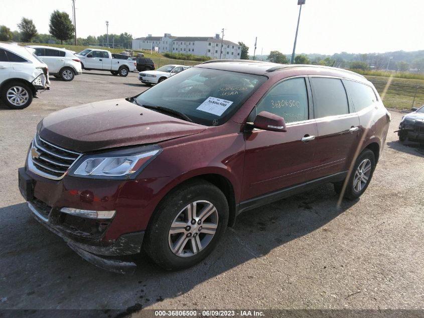 2015 CHEVROLET TRAVERSE LT - 1GNKRGKD0FJ237573