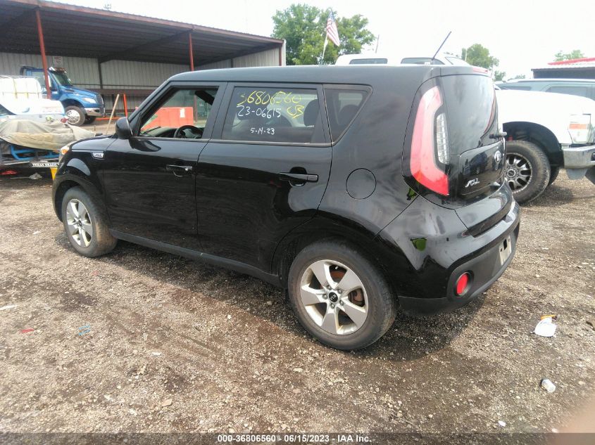 2019 KIA SOUL BASE - KNDJN2A29K7678385