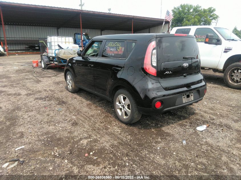 2019 KIA SOUL BASE - KNDJN2A29K7678385