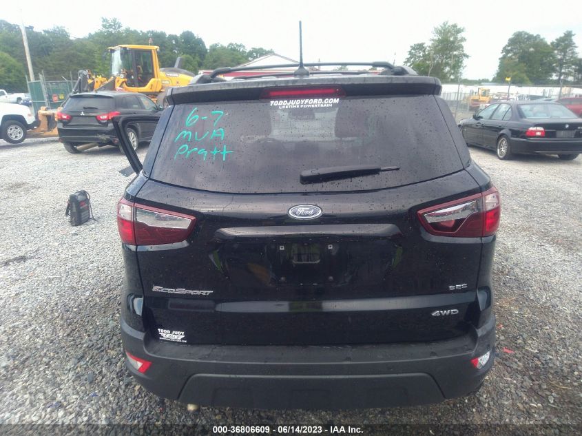 2018 FORD ECOSPORT SES - MAJ6P1CLXJC182863
