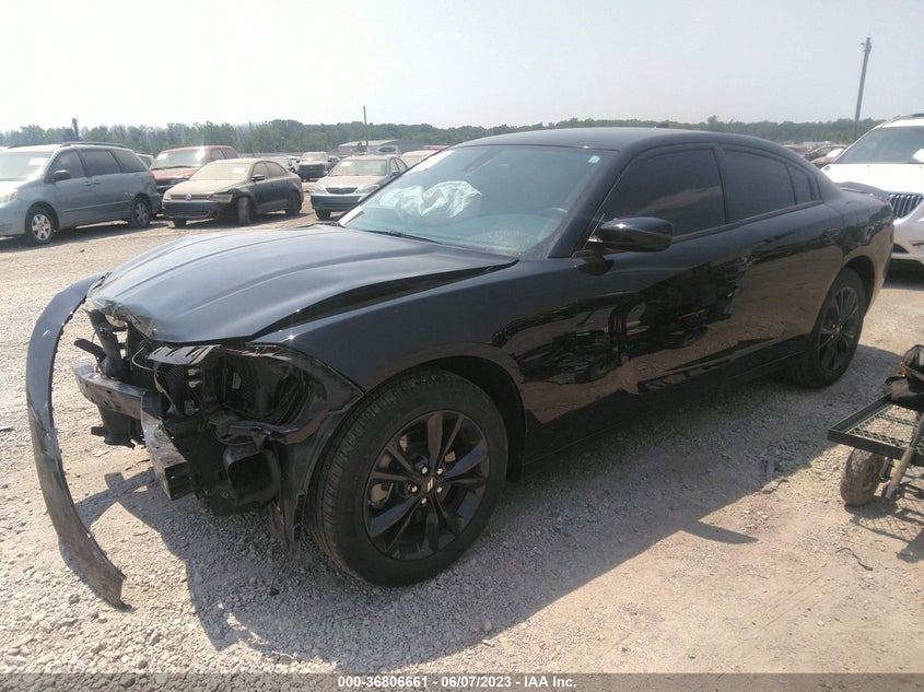 VIN 2C3CDXJGXNH107392 2022 DODGE CHARGER SXT