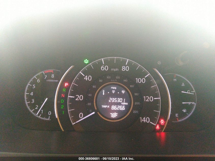 2013 HONDA CR-V EX-L - 5J6RM3H79DL002438