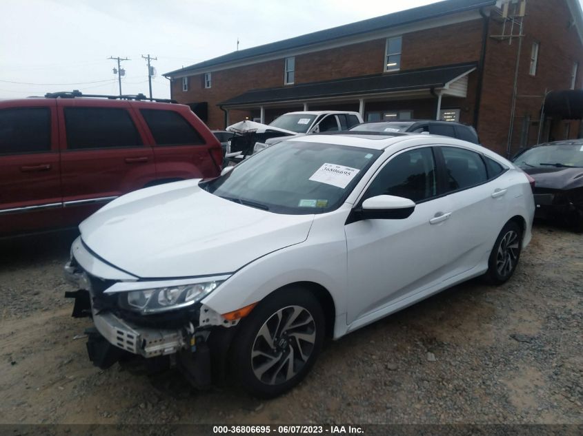 2017 HONDA CIVIC SEDAN EX - 19XFC2F74HE206460