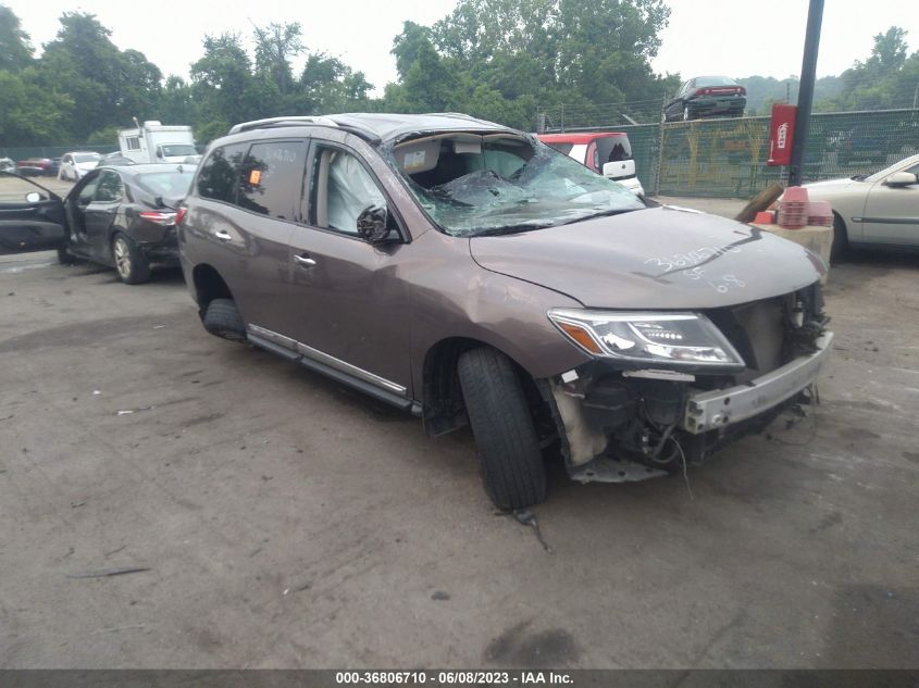 2013 NISSAN PATHFINDER SL - 5N1AR2MM7DC674021