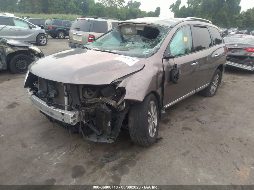 2013 NISSAN PATHFINDER SL - 5N1AR2MM7DC674021