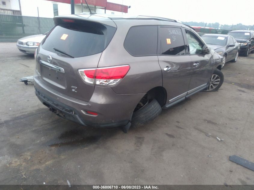 2013 NISSAN PATHFINDER SL - 5N1AR2MM7DC674021