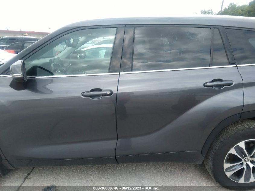 2021 TOYOTA HIGHLANDER XLE - 5TDGZRBH1MS083744