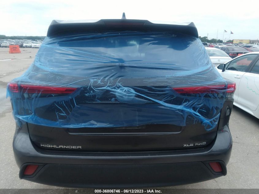 2021 TOYOTA HIGHLANDER XLE - 5TDGZRBH1MS083744