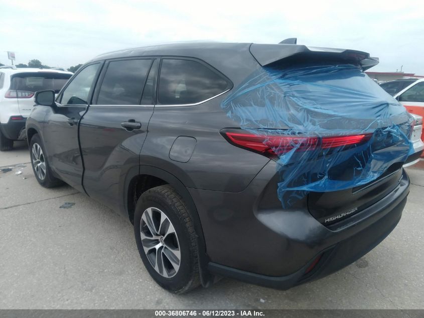 2021 TOYOTA HIGHLANDER XLE - 5TDGZRBH1MS083744