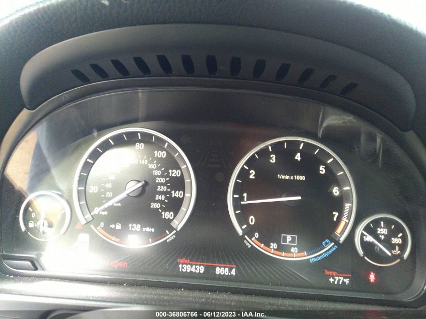 2013 BMW 5 SERIES 550I XDRIVE - WBAFU9C56DDY72334