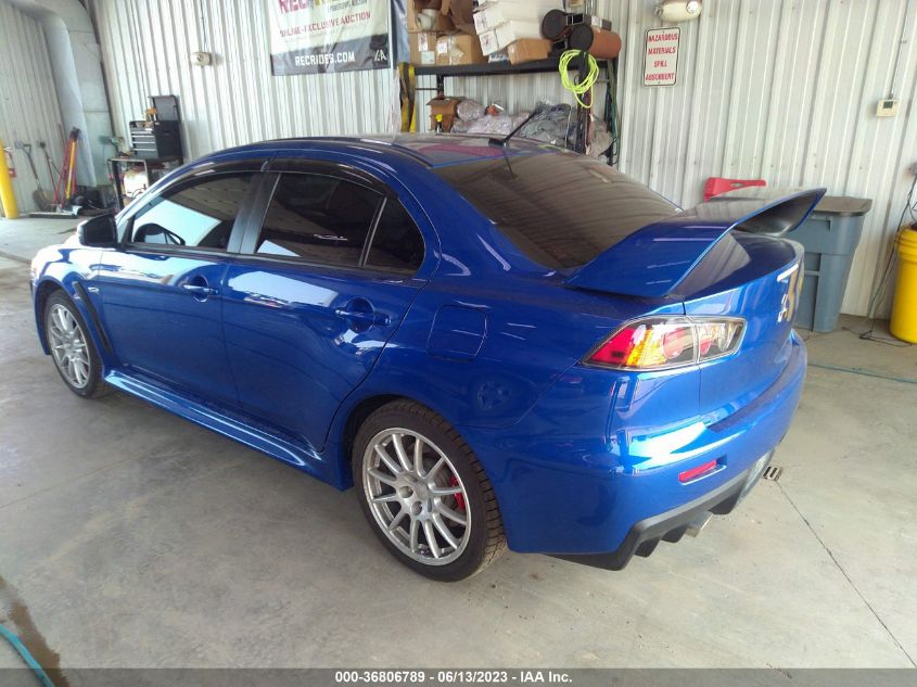 2015 MITSUBISHI LANCER EVOLUTION GSR JA32W8FV8FU019761