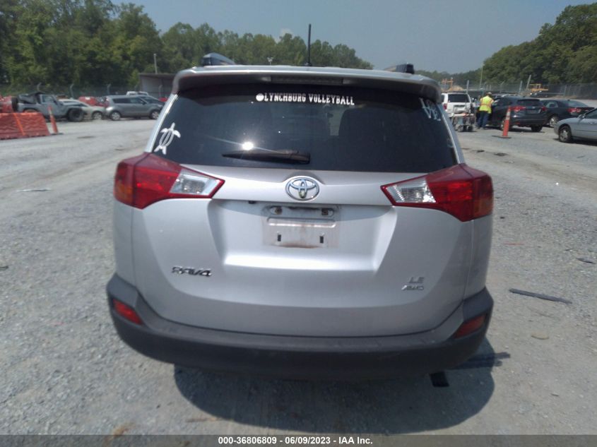 2014 TOYOTA RAV4 LE - JTMBFREV2ED077694
