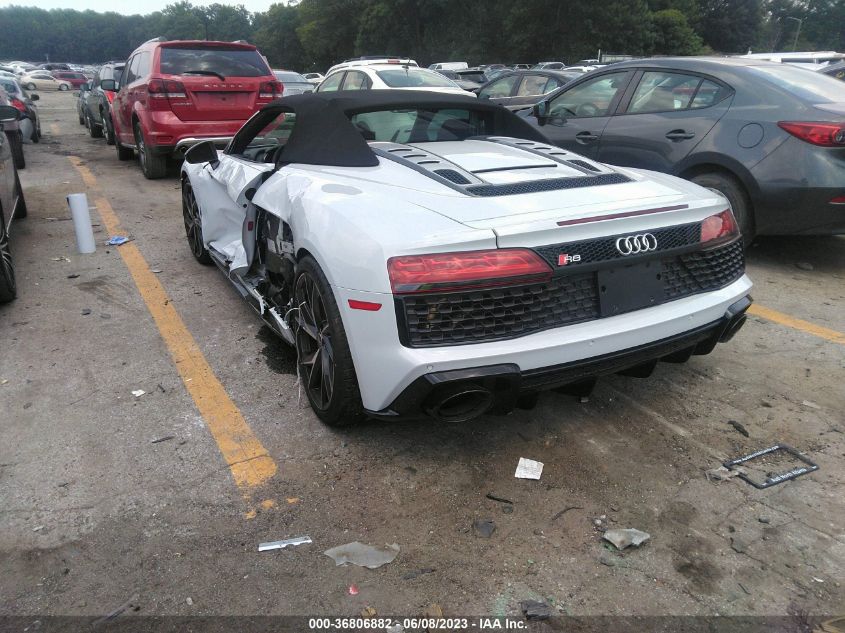 2023 AUDI R8 SPYDER V10 PERFORMANCE - WUACECFX2P7900536