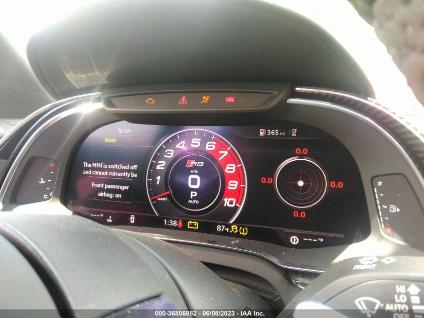 2023 AUDI R8 SPYDER V10 PERFORMANCE - WUACECFX2P7900536