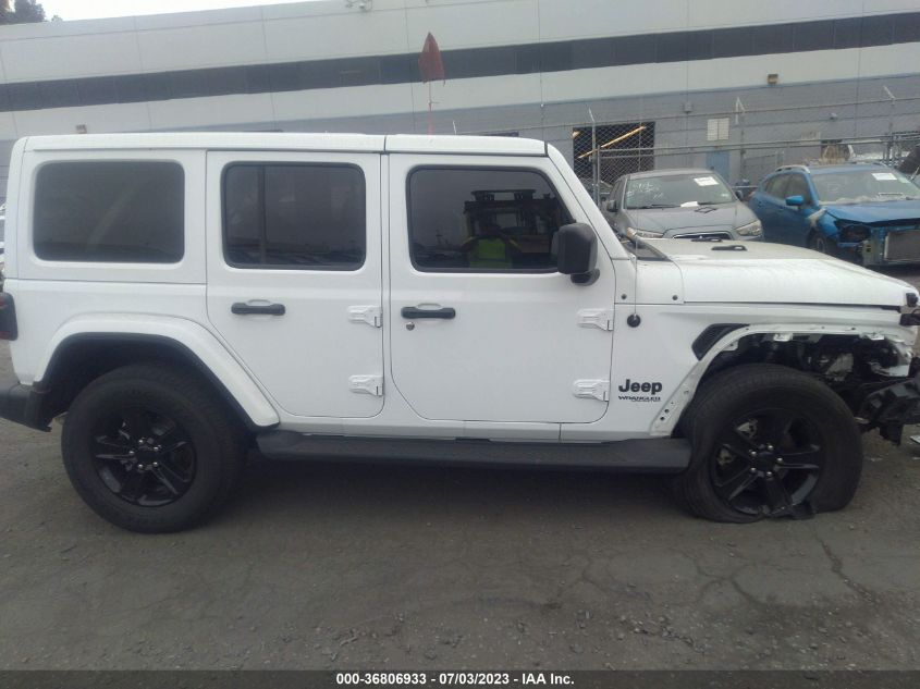 2020 JEEP WRANGLER UNLIMITED SAHARA ALTITUDE - 1C4HJXEN4LW245737