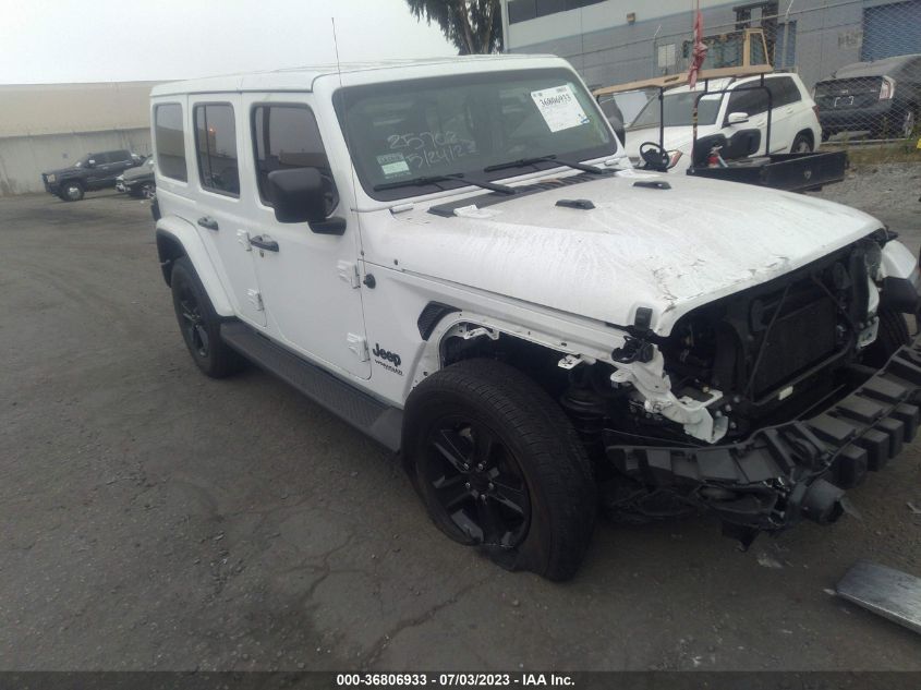 2020 JEEP WRANGLER UNLIMITED SAHARA ALTITUDE - 1C4HJXEN4LW245737