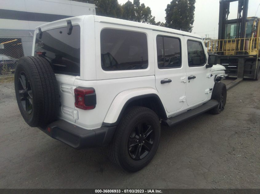 2020 JEEP WRANGLER UNLIMITED SAHARA ALTITUDE - 1C4HJXEN4LW245737
