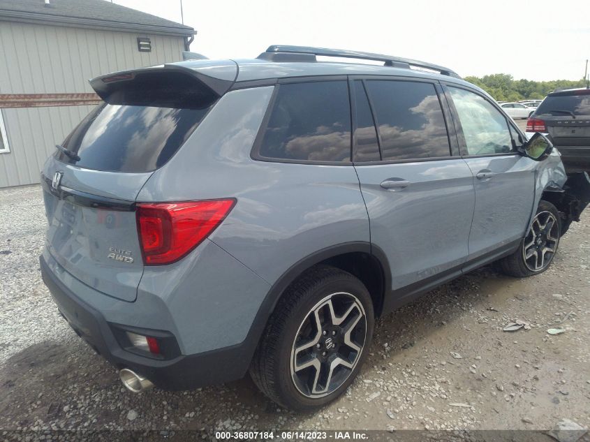 2022 HONDA PASSPORT ELITE - 5FNYF8H03NB002130