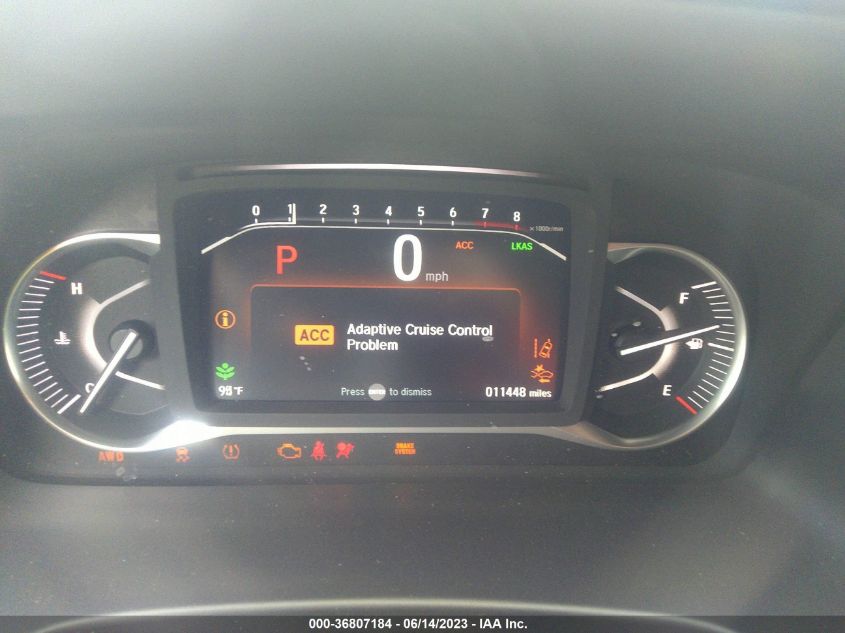 2022 HONDA PASSPORT ELITE - 5FNYF8H03NB002130