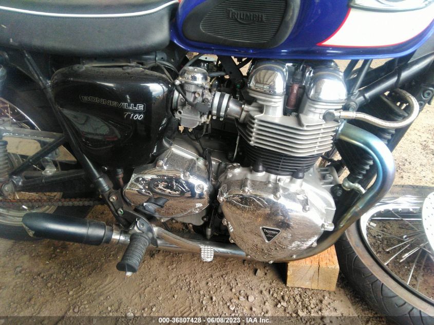 2003 TRIUMPH MOTORCYCLE T100 BONNEVILLE - SMT910HNX3J172590
