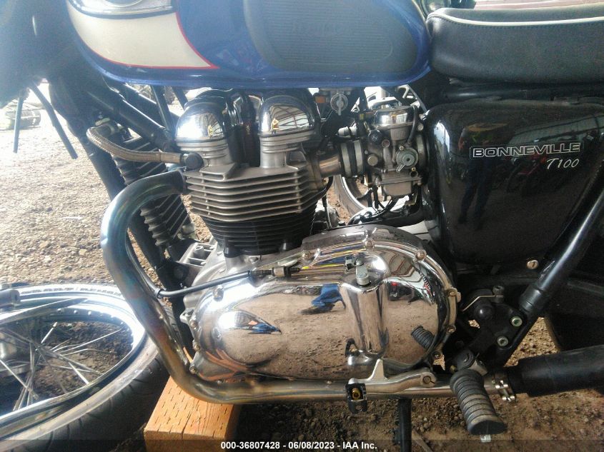 2003 TRIUMPH MOTORCYCLE T100 BONNEVILLE - SMT910HNX3J172590