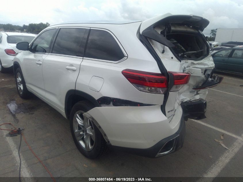 2019 TOYOTA HIGHLANDER LIMITED - 5TDYZRFH3KS330158