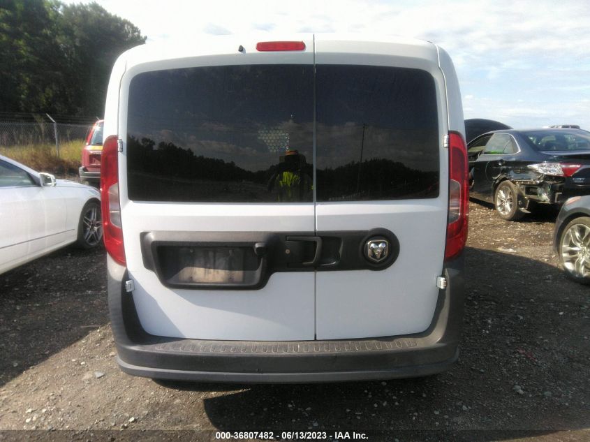 2016 RAM PROMASTER CITY CARGO VAN TRADESMAN - ZFBERFAT2G6B45416