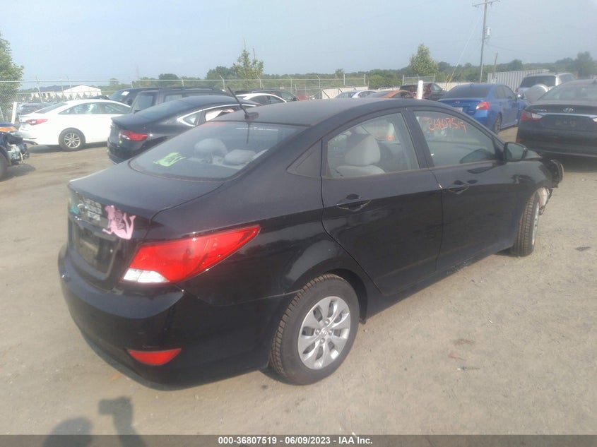 VIN KMHCT4AE7HU241110 2017 HYUNDAI ACCENT SE