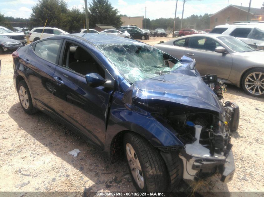 2016 HYUNDAI ELANTRA SE - 5NPDH4AE6GH765643