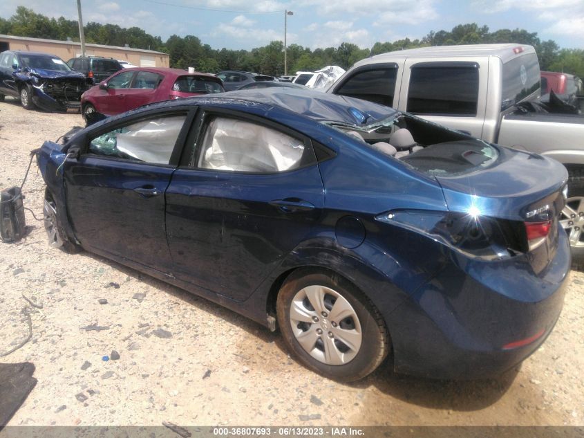 2016 HYUNDAI ELANTRA SE - 5NPDH4AE6GH765643