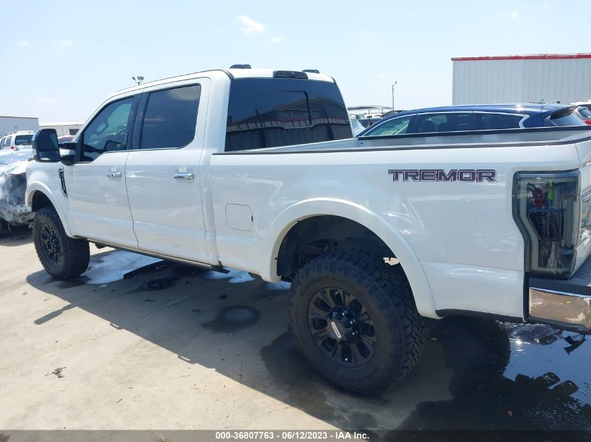 2022 FORD SUPER DUTY F-250 SRW XL/XLT/LARIAT - 1FT7W2BN1NEE65270