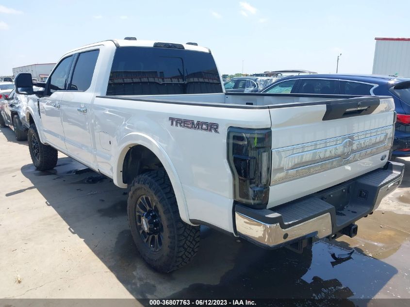2022 FORD SUPER DUTY F-250 SRW XL/XLT/LARIAT - 1FT7W2BN1NEE65270
