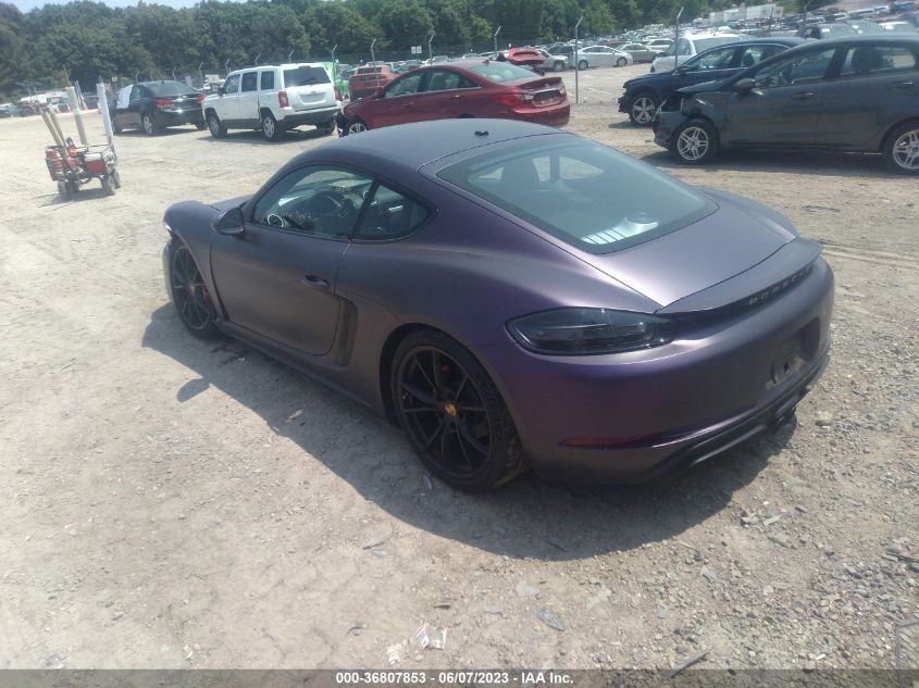 2019 PORSCHE 718 CAYMAN S/GTS - WP0AB2A82KS278744