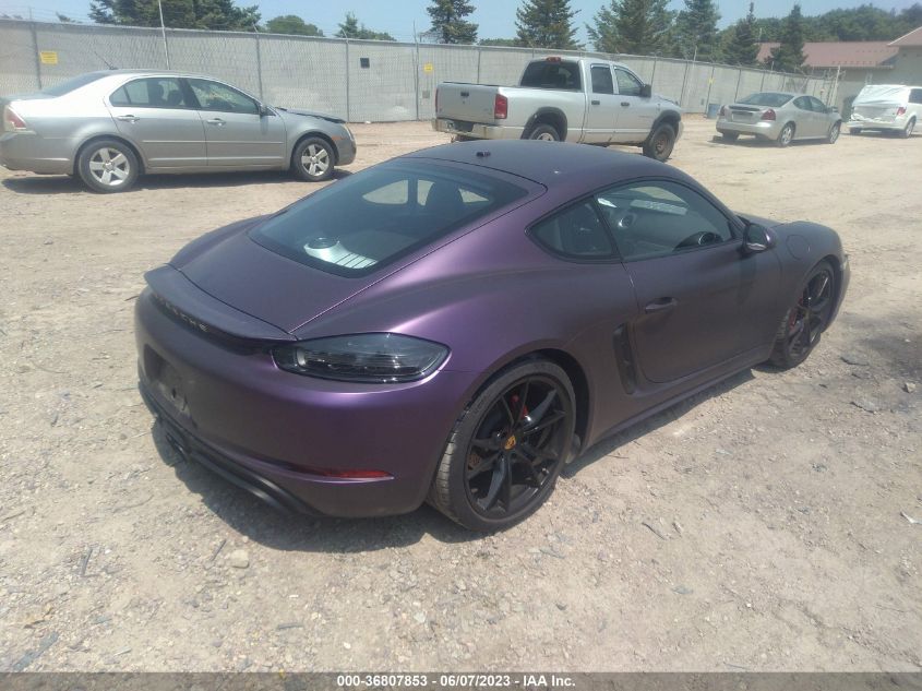 2019 PORSCHE 718 CAYMAN S/GTS - WP0AB2A82KS278744