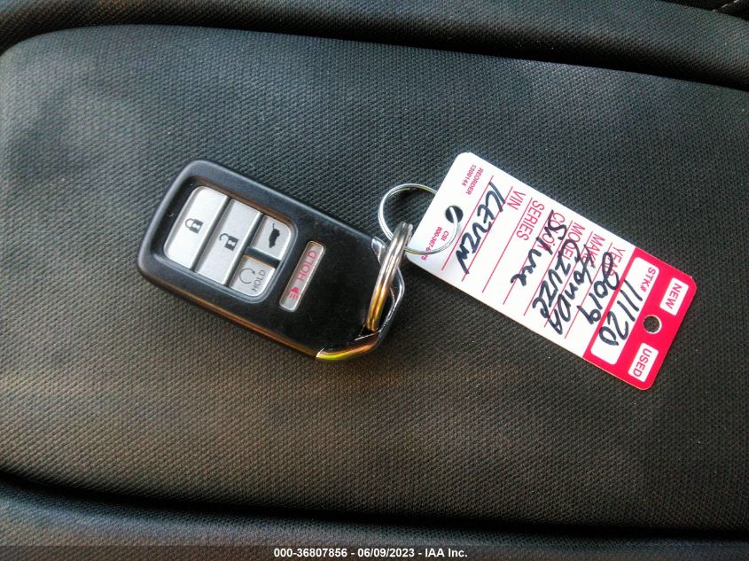 2019 HONDA CIVIC HATCHBACK EX - SHHFK7H69KU204210