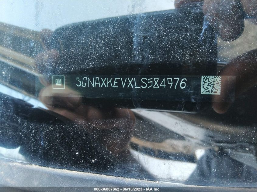 2020 CHEVROLET EQUINOX LT - 3GNAXKEVXLS584976