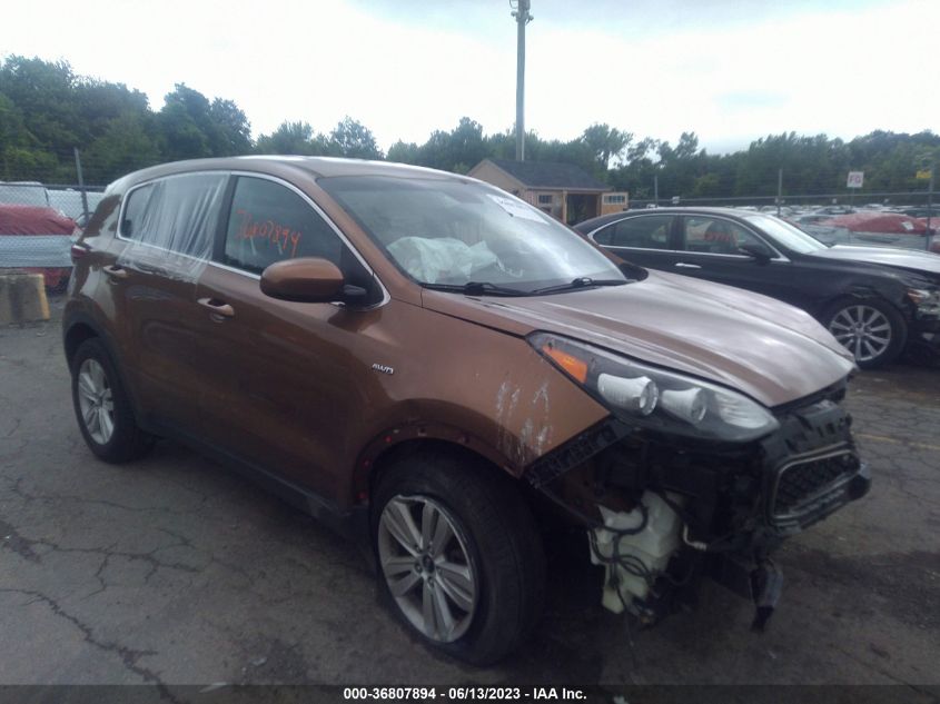 2017 KIA SPORTAGE LX - KNDPMCACXH7086093