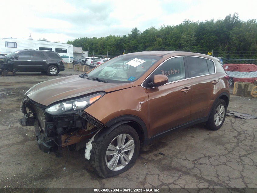 VIN KNDPMCACXH7086093 2017 KIA SPORTAGE LX