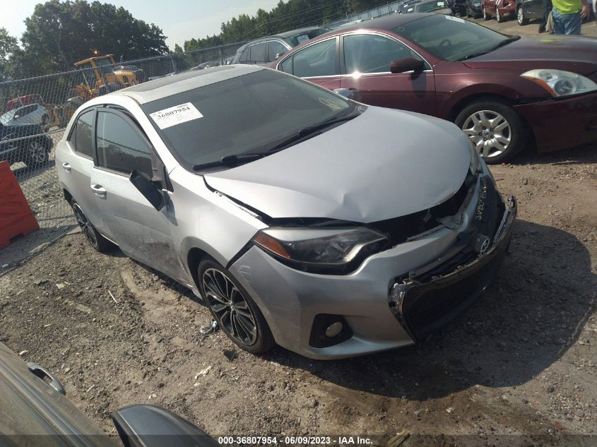 2015 TOYOTA COROLLA L/LE/S/S PLUS/LE PLUS - 2T1BURHE7FC362567