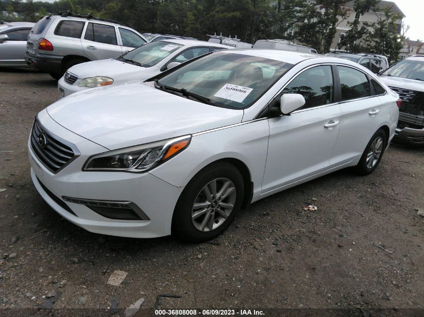 2015 HYUNDAI SONATA 2.4L SE - 5NPE24AF8FH191446