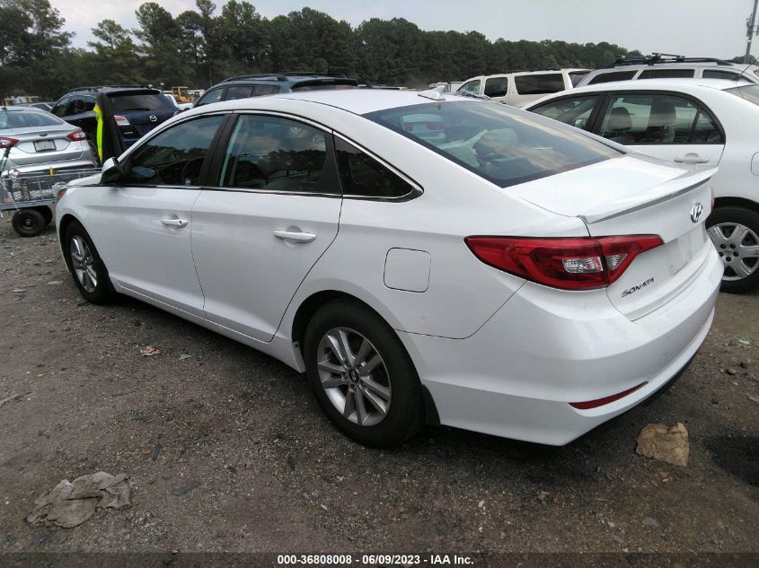2015 HYUNDAI SONATA 2.4L SE - 5NPE24AF8FH191446