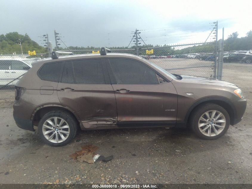 2013 BMW X3 XDRIVE28I - 5UXWX9C56D0A16020