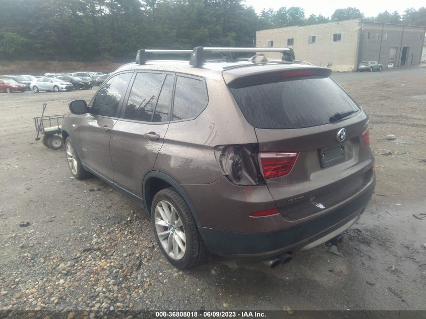 2013 BMW X3 XDRIVE28I - 5UXWX9C56D0A16020