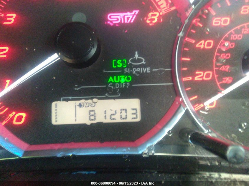 2013 SUBARU IMPREZA SEDAN WRX WRX STI JF1GV8J68DL012411