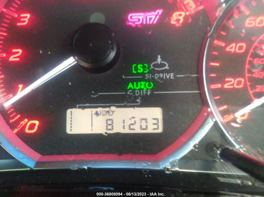 2013 SUBARU IMPREZA SEDAN WRX WRX STI JF1GV8J68DL012411