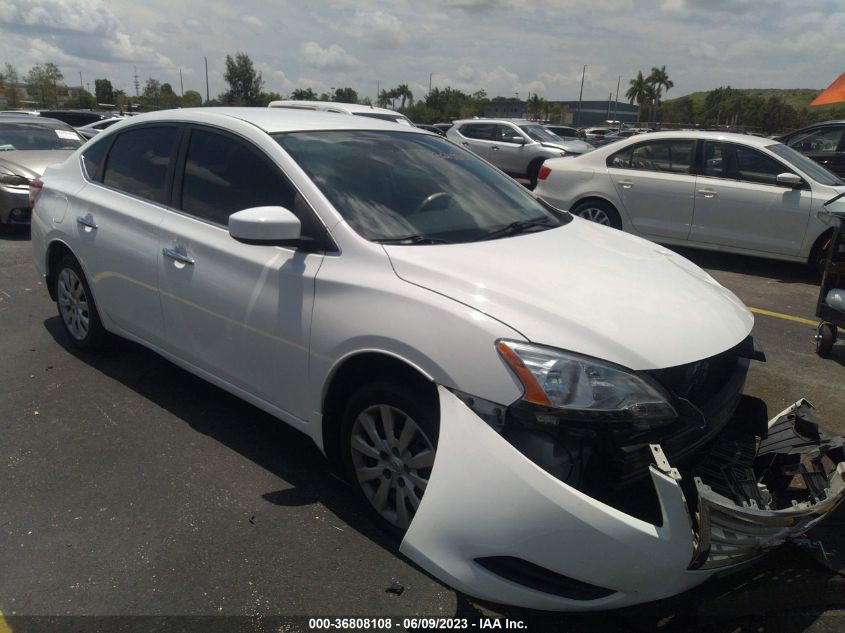 2015 NISSAN SENTRA SV - 3N1AB7AP0FL694688