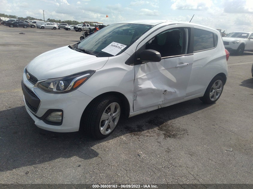 VIN KL8CB6SA1MC707153 2021 CHEVROLET SPARK LS