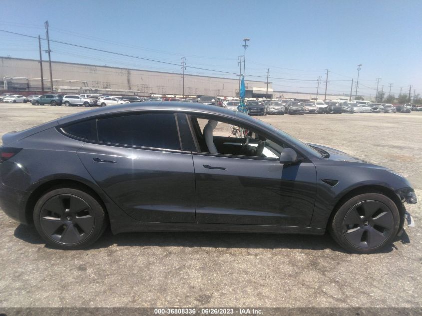 2022 TESLA MODEL 3 - 5YJ3E1EB9NF296398
